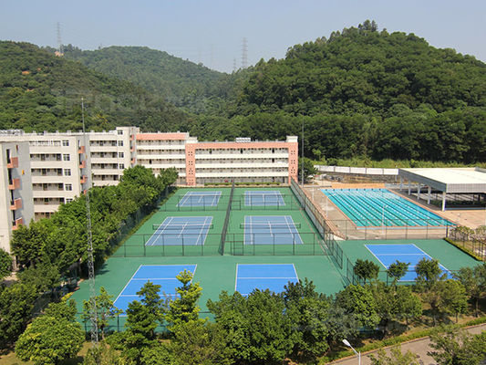 3-8mm Thickness Basketball Sport Court ,  Outdoor Tennis Court Flooring Material