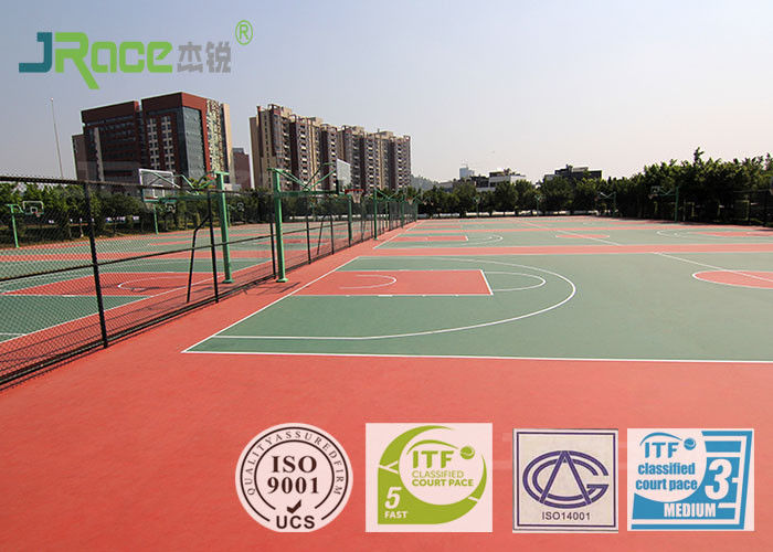Colorful Athletic Sport Court Flooring Gym Surface Basketball Court Paint